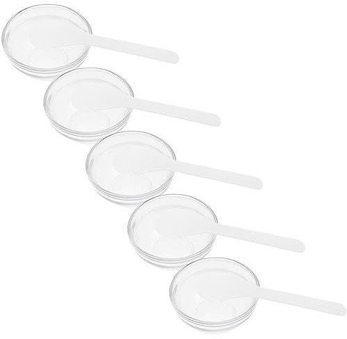 MERRYHAPY 5sets Essential Oil Bowl Face Mask Mixing Bowl Glass Facial Bowl Esthetician Mask for Spa