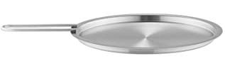 Eva Trio | Deckel 20 cm Edelstahl | Der Stahlteil des Deckels besteht aus 90 Prozent Post-Consumer-Recycling-Edelstahl | Brushed steel