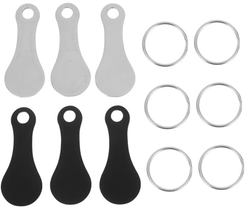 Generic 6St Cart Token Shopping Trolley Poletter Kundvagn Nyckelring Mini Kundvagn Rullvagn Tillbehör Tillbehör Mynthållare Nyckelring Key Fob
