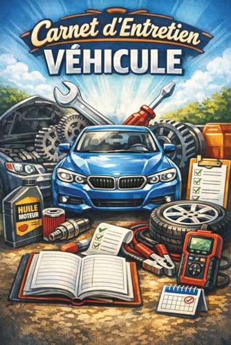 Carnet d’Entretien véhicule: Livret de maintenance voiture à remplir | Suivi kilométrique, contrôle des filtres, vidanges, réparations | Idéal pour particuliers, garagistes, flottes pro