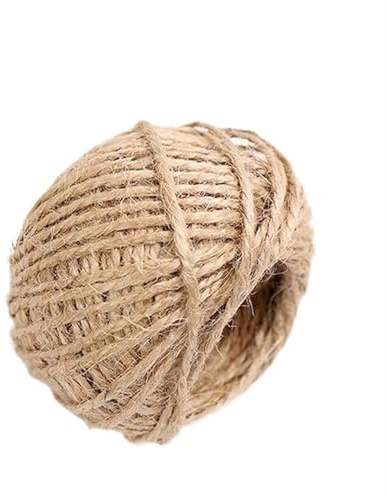 Cuerda De Yute Cuerda de Yute Natural, Cordel cáñamo, decoración for el hogar, Bodas, Cinta arpillera, Trabajo Manual, Envoltura for Fiestas cumpleaños