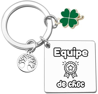 KJKJKJ Cadeau Collègue Porte-clés,Noël Collègues,Cadeau depart Collegue,Idées Cadeaux Collègues De Retraite Depart Collegue de Travail