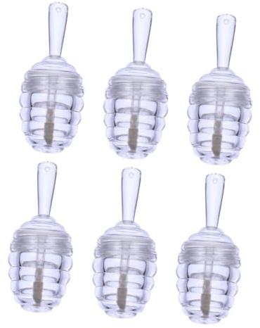 PAMINGONO 6 Stück Nachfüllbare Lipgloss Flasche aus ABS mit 8ml Fassungsvermögen Sicher und Geschmacksneutral für Lippenpflege und Selbstgemacht Kosmetik