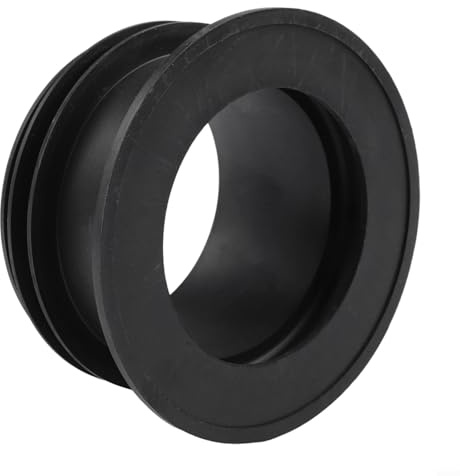 Shophubio Joint d'étanchéité de vidange de toilettes pour anneau - Bride de sortie de sol en caoutchouc pour tuyaux en PVC de 100 à 110 mm, compatible avec cuvettes de toilettes intégrées, fendues et