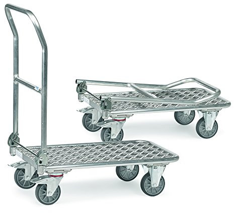 Fetra Alu-Klappwagen, Traglast 150 kg, 1 Stück, silber/alu, 1134