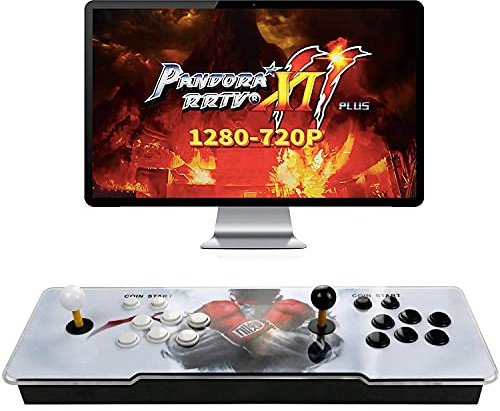 Best Brose Pandora Treasure 3D Arcade Console - 30000 Juegos, función de búsqueda, 1280 x 720P, Lista Favorita, 4 Jugadores en línea, Controles de 2 Jugadores (Negro)
