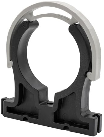 PVC-rörklämmor set I 40 mm I plast I 10 stycken I pooltillbehör I rörklämma med låsbåge I rörhållare I lämplig för PVC-rör med Ø 40 mm I bm157