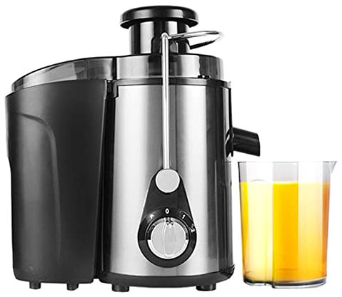 Estrattore di Frutta e Verdura Professionale Professionale da 600 W, con brocca per Succo elettrica a Due velocità e spremiagrumi centrifuga con Contenitore in cellulosa, estrattore