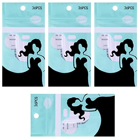 MZHICH 144 Pcs Double Sided Fashion Body Tape Double Sided Tape Strength Adhesive on Skin and Fabrics Self Adhesive Safe tape for Clothing Fabric Fashion to Body Skin
