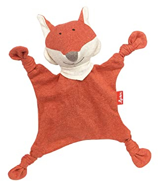 Sigikid 39835 - Panno per fiuto, motivo: volpe, arancione/volpe, 18 cm