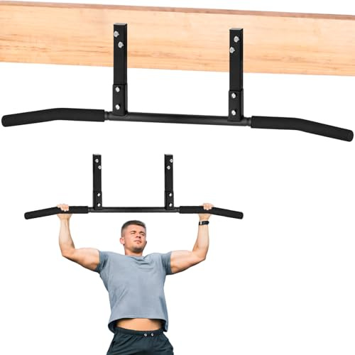 ATENTO Klimmzugstange, Klimmzugstange, Deckenhalterung, Workout für Zuhause, Fitnessstudio, Balken, Crossfit, strapazierfähig, Schaumstoffgriff, 101,6 cm breit, einfache Installation