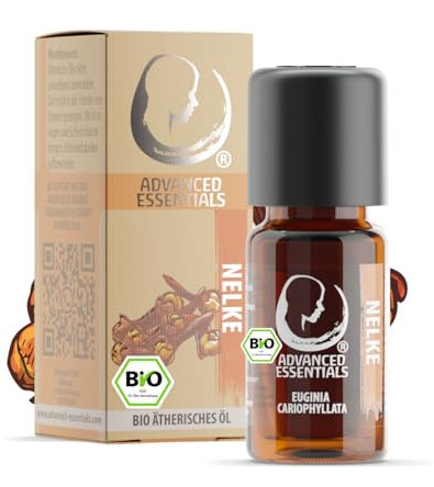 BIO Nelkenöl ätherisches Öl (Euginia cariophyllata) kontrolliert biologischer Anbau Nelkenknospenöl bio aus Sri Lanka (Nelke, 10ml)