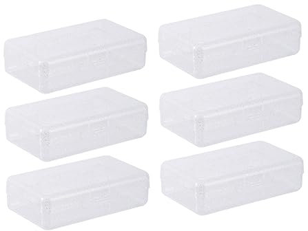 KONTONTY Kunststoff Stiftebox Deckel Mit Schnappverschluss Stapelbar Für Bleistifte Kugelschreiber Zettelbox Organizer Für Schule Und Büro