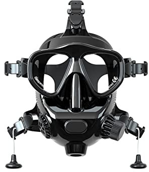 Mini-Tauchflasche Tauchmaske Schnorcheln Vollgesichtsmaske Tauchausrüstung Aldult Schnorchel Schwimmmasken Sauerstoffflasche Schnorchelset für Angeln, Schnorcheln und zur Notfallrettung