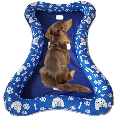 Galleggiante per Cani Giocattoli Cavalcabili Gonfiabili per Animali | Gonfiabile Zattera per Giochi in Acqua Piscina Lago Fiume Giardino Esterno