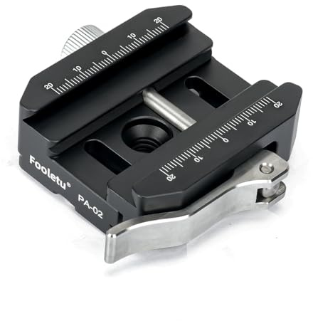 Fooletu Arca Swiss Quick Release Clamp Compatible with Picatinny Rail