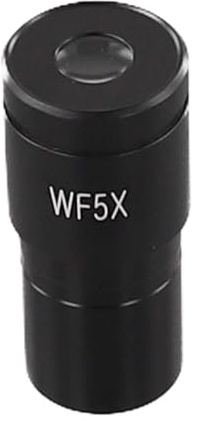 Gettimore Microscope biologique oculaire grand angle 232 mm avec grossissement 5x C25X, construction entièrement en métal pour une utilisation durable, compatible avec les microscopes à tube de 232 mm
