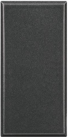 Tapa ciega Bticino Axolute HS4950 Antracita 1 modulo