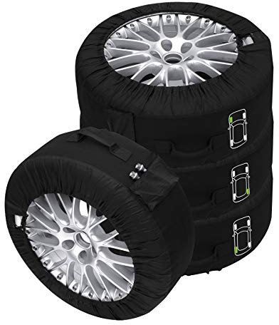 PETEX Reifentaschenset Premium schwarz versch. Größen Reifentaschen (L Ø 660 mm)