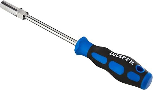 Draper 1/4 Bit Holding Driver | Magnetic Hand Tool | Soft Grip Handle | Chrome Vanadium Steel Blade | 43643