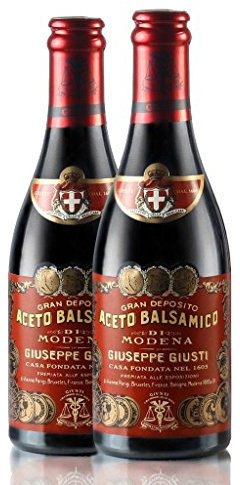 Giusti - Vinaigre Balsamique de Modène IGP 3 Médailles d'Or - 2 x 250ml Champagnotta