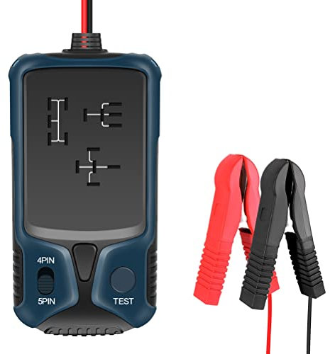 VOUNEDA Testeur de relais automobile 12 V - Testeur de relais de voiture - Testeur de relais électronique automobile - Testeur de relais électronique automobile - Indicateur de lumière LED -