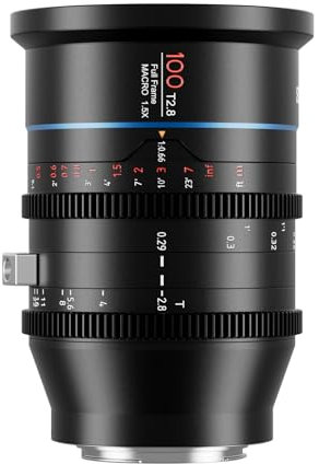 SIRUI 100mm Jupiter Macro T2.8 Full-Frame Cine Prime Lens, for EF-Mount Cameras, Compatible with BMPCC-6k, BMPCC-6k-pro, EOS C300 Mark III, EOS C500 Mark II, Professional EF-mount Lens