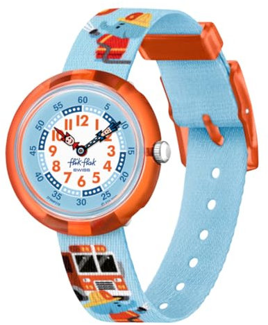 FLIK FLAK Fire Stopper Kinderuhr, blau, S, Klassisch