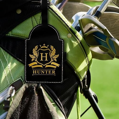 Customized Golf Tasche Tag - Personalisierte Golf Geschenke Für Männer - Custom Golf Zubehör - Golf Geschenke Für Ihn/Jungen - Golf Tee Halter - Golf Geschenkideen