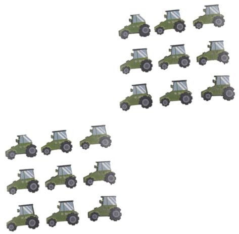 EXCEART 100 Stk Knopf blätterförmige Knöpfe Scrapbooking-Schaltfläche knöpfe zum annähen aus holz Nähzubehör selber machen Karikatur Holzknöpfe 2 Löcher Knöpfe gemalt Traktor Blatt Bambus
