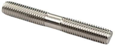 M6 M8 M10 M12 Doppelkopf-Gewindestange 316 Edelstahl Stehbolzen Schraubenstange Zahnstange Doppelkopfschraube (Size : 100mm, Color : M8-2PCS)