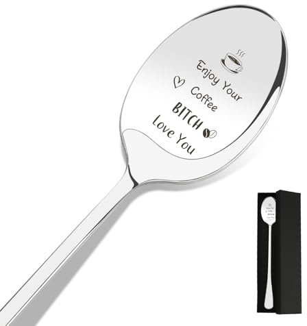 Friend Gifts Bestie Gifts BFF Gifts Coffee Spoons Funny Valentines Gift for Friends Female Galentines Friendship Gifts Friendship Gifts for Women Friends Gifts for Friend Birthday Gifts