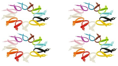 Haopeuk 72X Wine Glass Marker Charms, Cup Strip Tag, Marker Beer Glass Cup,Wine Drink Marker,Cocktail Glass Solution