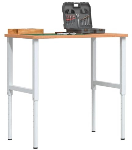 Furniture Select-Werkbank 100x60x(71,5-98) cm Massivholz Buche rechteckig