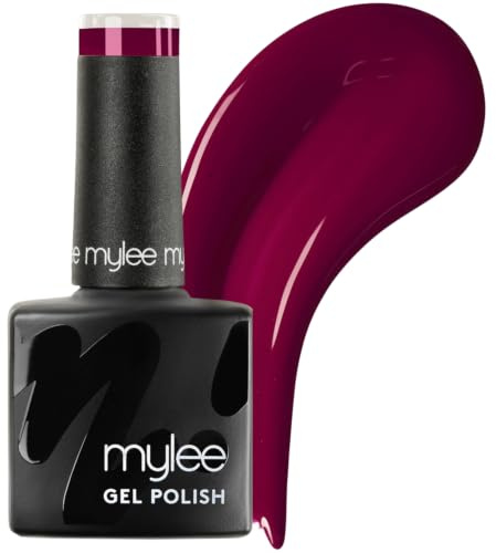 Mylee Gel-Nagellack 8ml [Whispers] UV/LED Maniküre, Pediküre | Lang anhaltend, für professionellen Gebrauch im Salon und zu Hause [Pink Range] - Vegan und frei von Tierversuchen