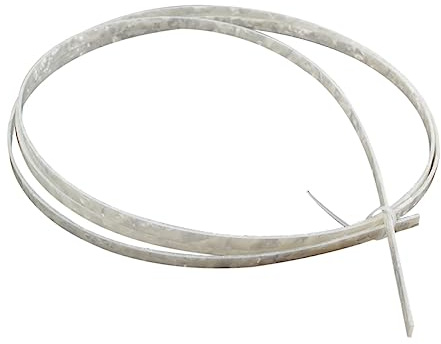 Weiße Zelluloid Gitarren Bindingstreifen 6mm für Klassische Gitarre | Mandoline, Selbstgemacht Teile und Gitarrenkorpus Projekte, Satz für Luthier und Gitarrenbauer
