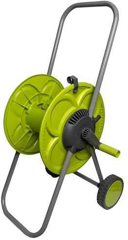 AP Supplies LE-9104 Lime Line Hose Reel Cart, 50m