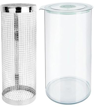Bol Pour La Panure | Rouleau Transparent à 360 Degrés | Conteneur Secoueur à Panure avec Couvercle - pour Cuisine Maison Cuisson au Four Camping et Préparation de Repas