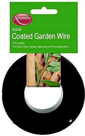 Garden Wire SupaGarden Garden Wire PVC Coated 1.2mm x 100m Hanging Coil Fencing