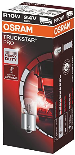 Osram 5637TSP TRUCKSTAR Pro R10W, lámpara de luz intermitente, 24 V, 1 caja plegable