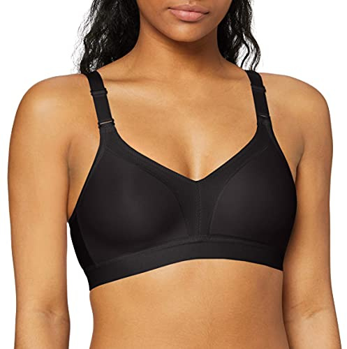 Triumph Triaction Wellness N Sports bra non-wired Femme, BLACK, 90E