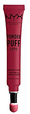 NYX PROFESSIONAL MAKEUP Powder Puff Lippie Lip Cream, Liquid Lipstick - Prank Call (Burgundy)