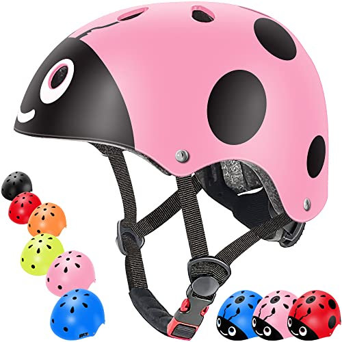 Kinderhelm Jungen und Mädchen Sicherheitsausrüstung, herausnehmbare Innenfutter, verstellbar, bequem, Belüftung für Bick, Roller, Roller, Skateboard, Fahrrad und so weiter
