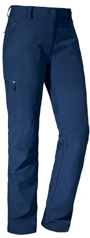 Schöffel Damen Pants Ascona, leichte und komfortable Wanderhose für Frauen, vielseitige Outdoor Hose mit optimaler Passform und praktischen Taschen, Dress Blues, 40