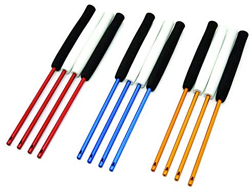 Mister Babache - Alu-Flexstäbe für Diabolo, Weiß/Gold
