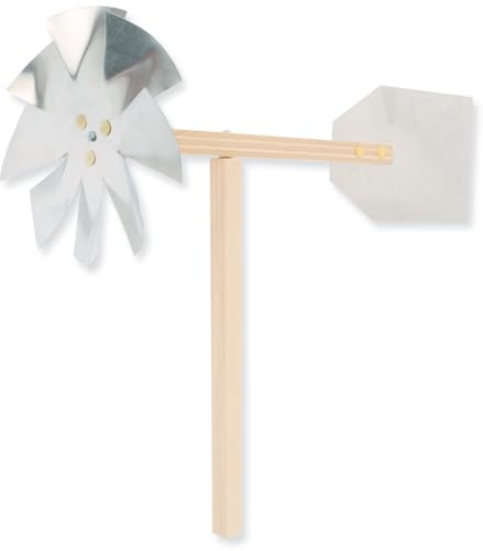 matches21 HOME & HOBBY Windrad DIY Holz Bastelset für Kinder ab 9 Jahren Lernspiel-Bausatz