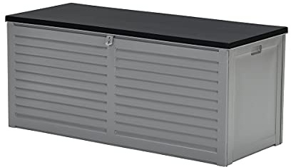Garden Impressions Debas Aufbewahrungsbox 490 Liter - Grau - 146,4 x 61 x 64,4 cm