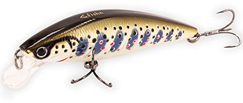 FISHN Grumpy Puncher Wobbler, Floating, Gewicht: 11.8g, Länge: 8.5cm, Kunstköder/Angelköder zum Angeln auf Raubfische wie Zander, Hecht, Barsch, Forelle