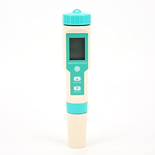 Natudeco C-600 7-in-1-Wasserqualitätsanalysator Digitales TDS-Reinheitsmessgerät Handheld-Pool-Wasserfiltertester Aquarium Aquakulturzubehör mit PH TDS TEMP EC Salinity SG ORP
