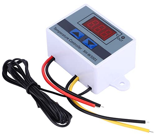 Regolatore di Temperatura, DC 12V 120W Interruttore Termostato Regolatore di Temperatura Digitale con Sonda Sensore Impermeabile, Regolatori di Temperatura